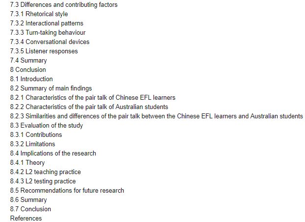 中国学生英语会话互动特点研究—中国与澳大利亚大学生英语会话对比分析 (英语) Interactional Features of Chinese EFL Learners' Discourse in Dyadic Conversation