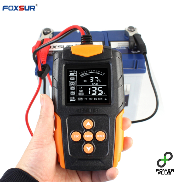 FOXSUR FBT200 เครื่องทดสอบแบตเตอรี่ เครื่องวัดค่า CCA