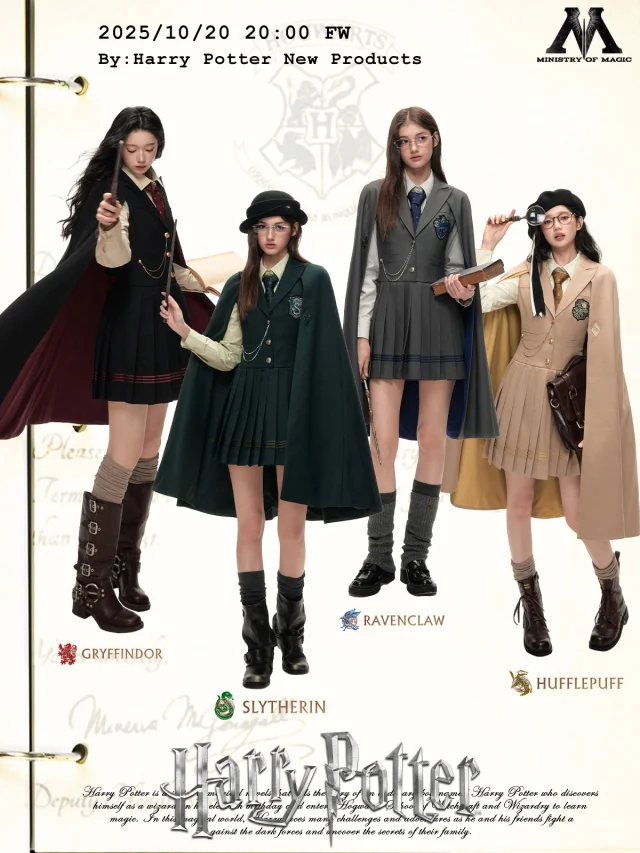 [Pre-Order 19.10] Kyouko x Harry Potter ชุดคลุม ประจำบ้าน FW/2025