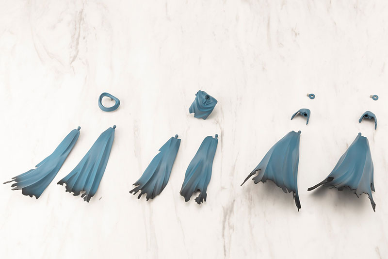 M.S.G Modeling Support Goods DRESS UP PARTS CRASH&SIDE CLOAK BLUE Ver.(Pre-order)