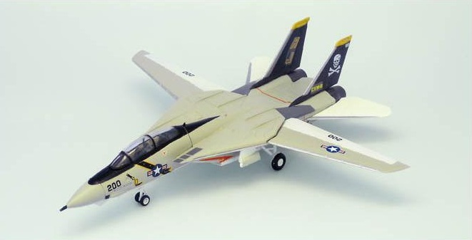 โมเดลเครื่องบินจำลอง ยี่ห้อ F-toys ขนาด 1/144 ชุด Selected Aviation Vol.1 #8 F-14 Tomcat