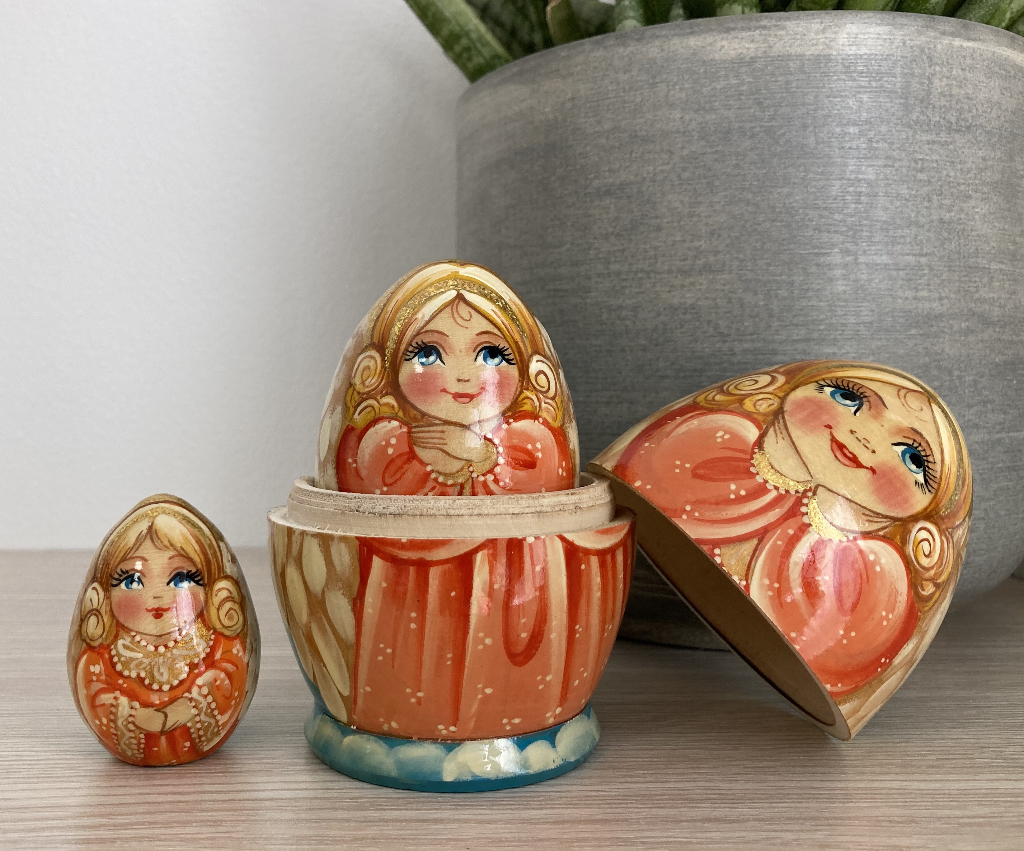 ตุ๊กตาแม่ลูกดกรัสเซีย (Matryoshka) - From Russia With Love "Angel Nesting dolls"