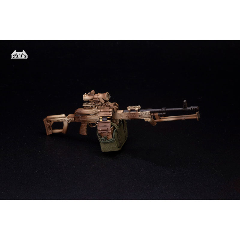 WM-05B Regular Machine Gun Set Desert Camouflage 1/12 Action Figure Complete Model Option Part(Pre-order)