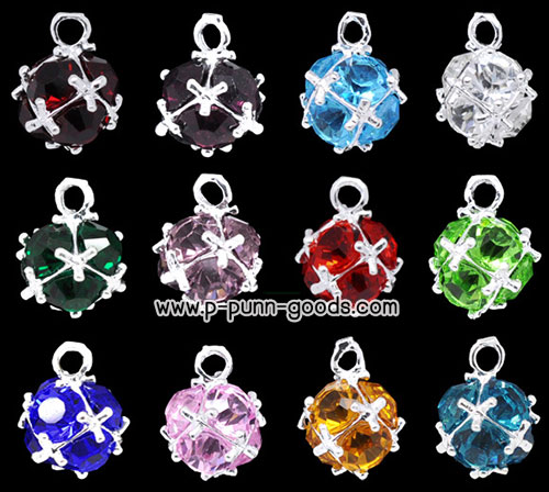 จี้ Rhinestone 14x10 มม ประจำเดือนเกิด (ฺBirthstone Pendants)