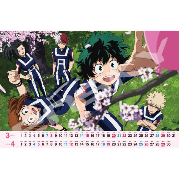 TV Anime "My Hero Academia" CL-021 2026 Wall Calendar(Released)
