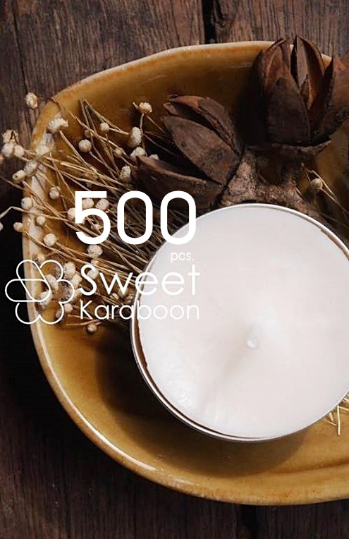 100 %Natural ไม่ใส่สี เทียนจุดตะเกียงอโรม่า 500 ชิ้น(เลือกกลิ่นได้ค่ะ)