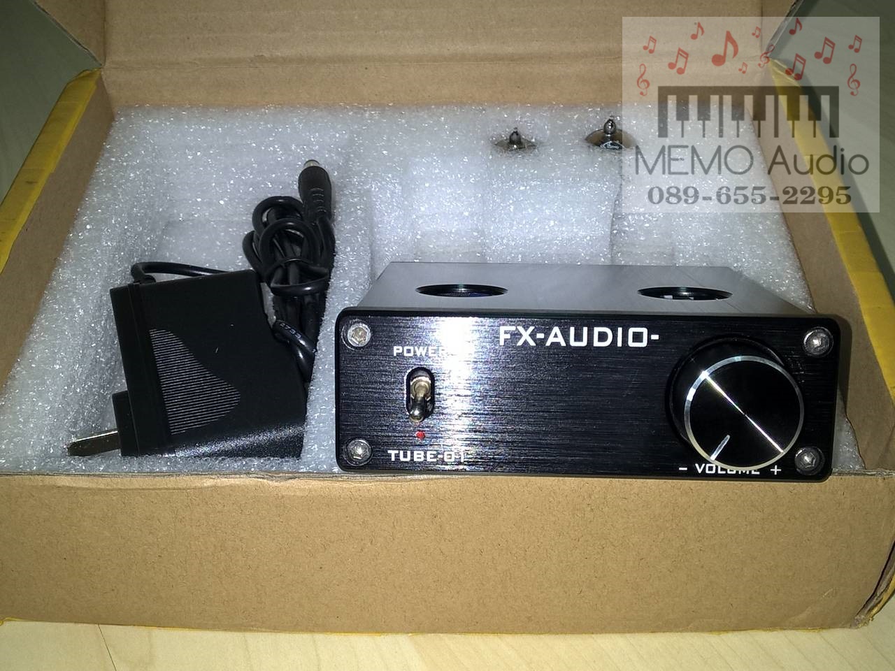 FX-AUDIO TUBE-01 DC12V 1A Bile Preamp Tube Amplifier Buffer 6J1 HIFI Audio