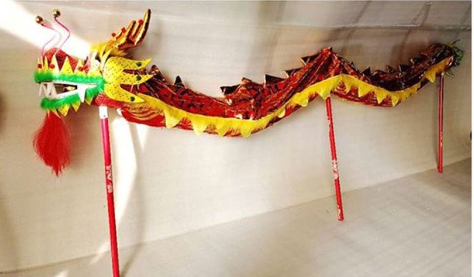 เชิดมังกร การแสดงเชิดมังกร สำหรับเด็กเล็กน้ำหนักเบา 舞龙道具儿童九节龙 Dragon Dance Props Children's Nine Dragons