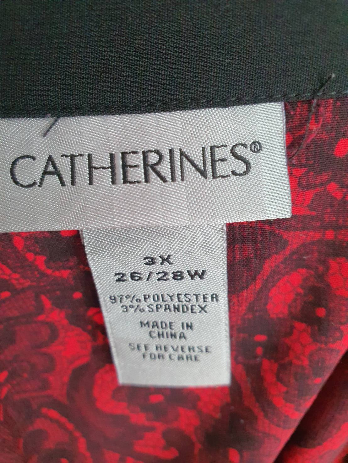 FF03887 เสื้อเชิ้ตมือสอง แบรนด์เนม CATHERINES อก free-58 นิ้ว