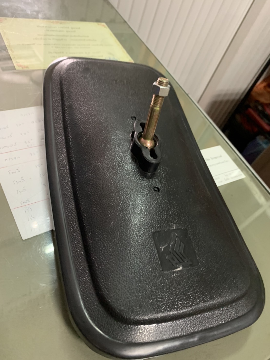 กระจกมองข้าง ISUZU KS21 KS22 ดำตรง