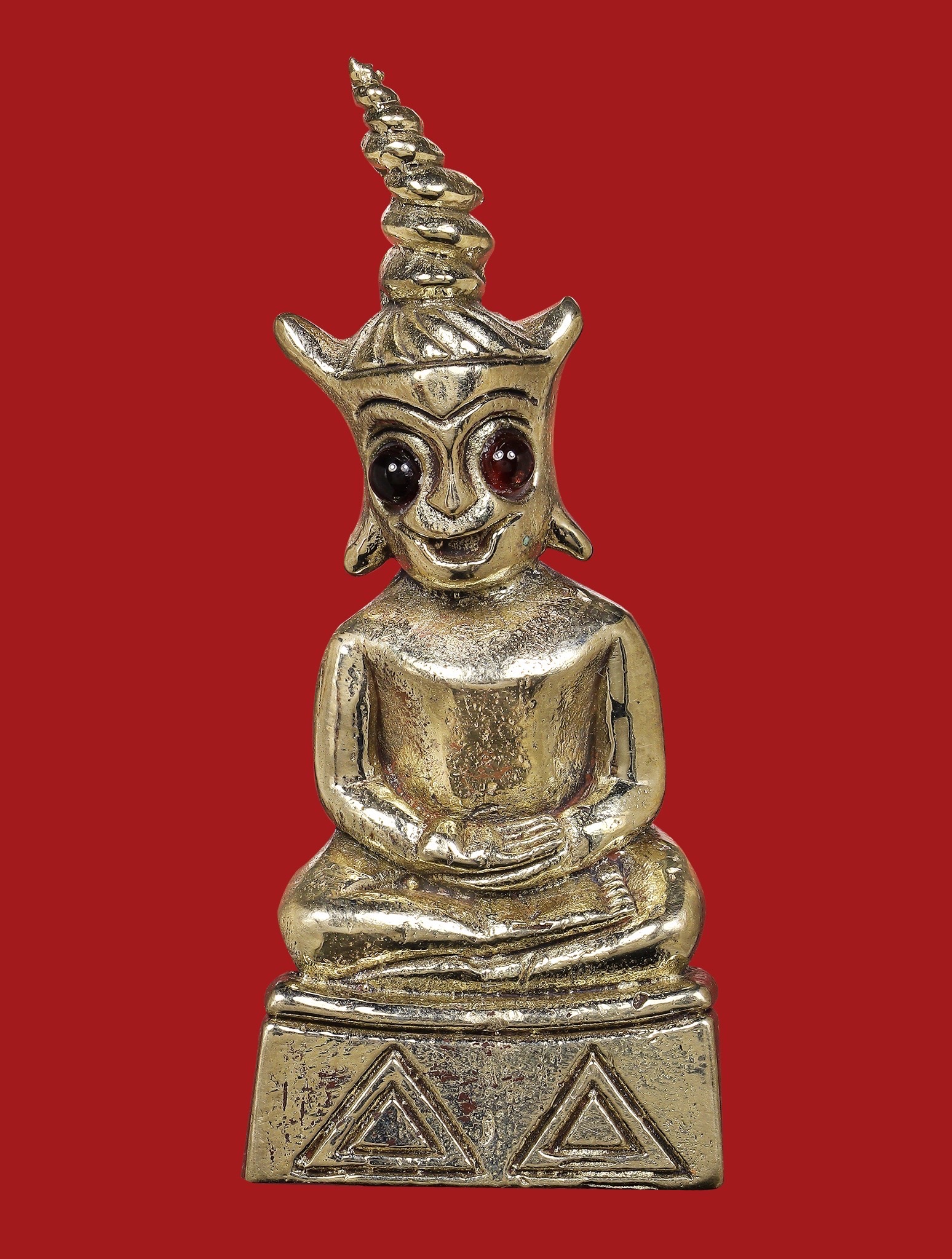 พญางั่งมหามนตราจันทร์เสี้ยว (เนื้ออัลปาก้า) Supreme Mantra Crescent Moon Ngang. (alpaca material) SKU-04048