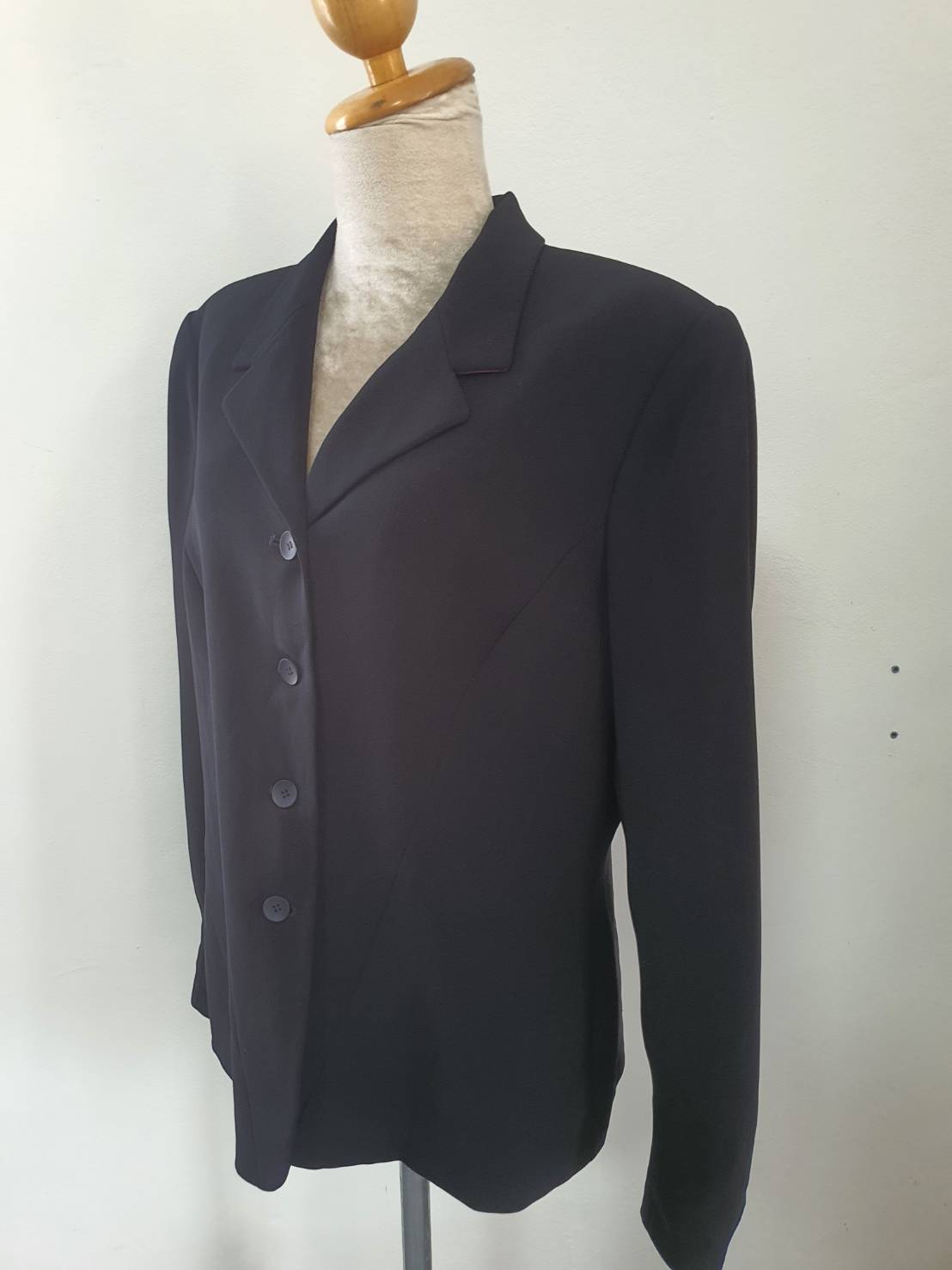 FF06021 เสื้อสูท สีดำ นำเข้า มือสอง Le Suit อก 40 นิ้ว