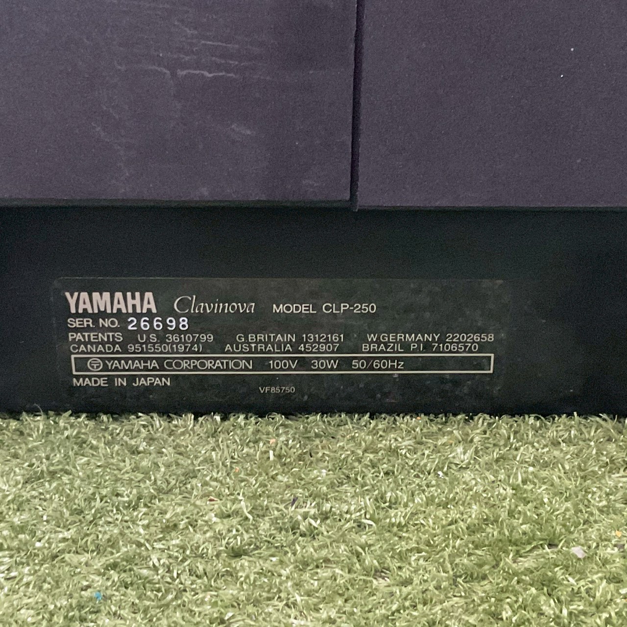 เปียโน YAMAHA : Clavinova CLP-250