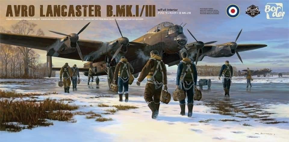 โมเดลเครื่องบิน Border Model ขนาด 1/32 BF-010 AVRO LANCASTER B.MkI/III
