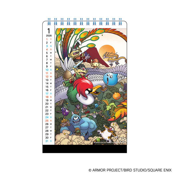 Dragon Quest Stationery Store Calendar 2026(Released)