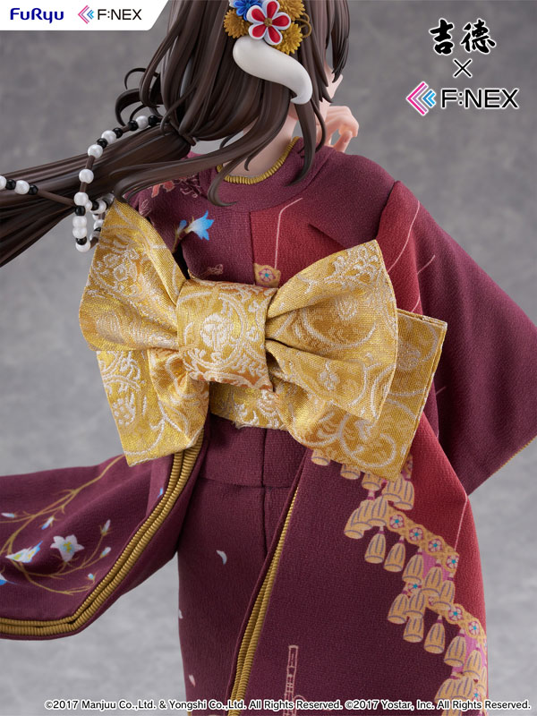 Yoshitoku x F:NEX Mikasa blue flower komachi ver -Japanese Doll- 1/4 Scale Figure(Pre-order)(Single Shipment)