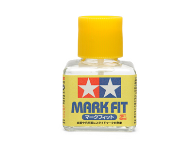 TA87102 Tamiya Mark Fit 40ml. น้ำยาช่วยติดรูปลอกน้ำ (Decal)
