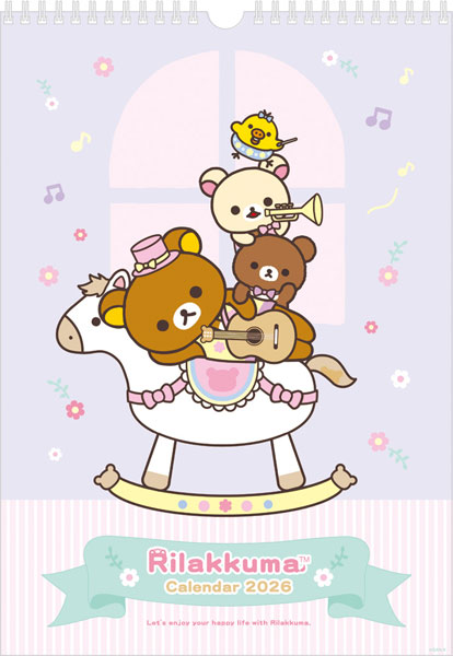 CD39901 Rilakkuma Hanging Wall Calendar (B4)(Released)