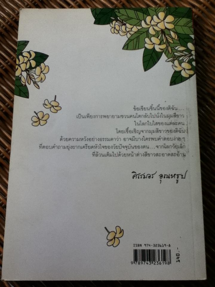 มองออกไปนอกหน้าต่างบานขาว/ ศิเรมอร อุณหธูป