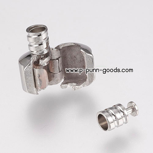 ชุดตะขอคลิปล็อค 3 มม.(Pandora Style) สีแพลทตินัม