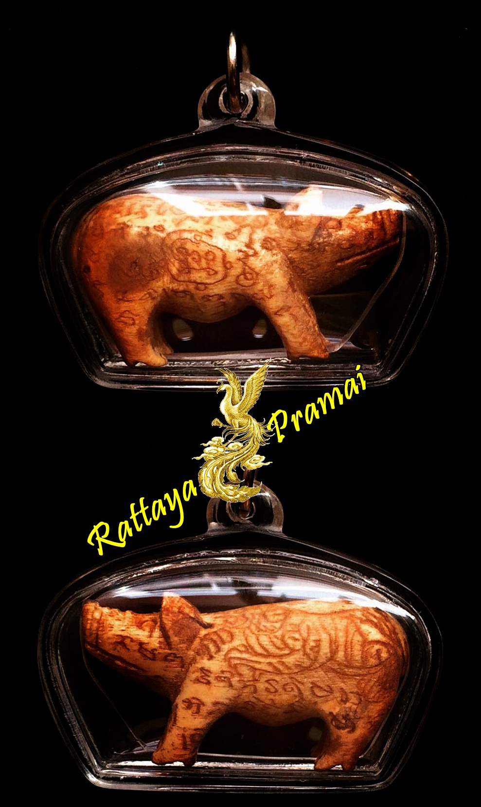 หมูทองมหาลาภ หลวงพ่อเอนก วัดปรีดาราม นครปฐม