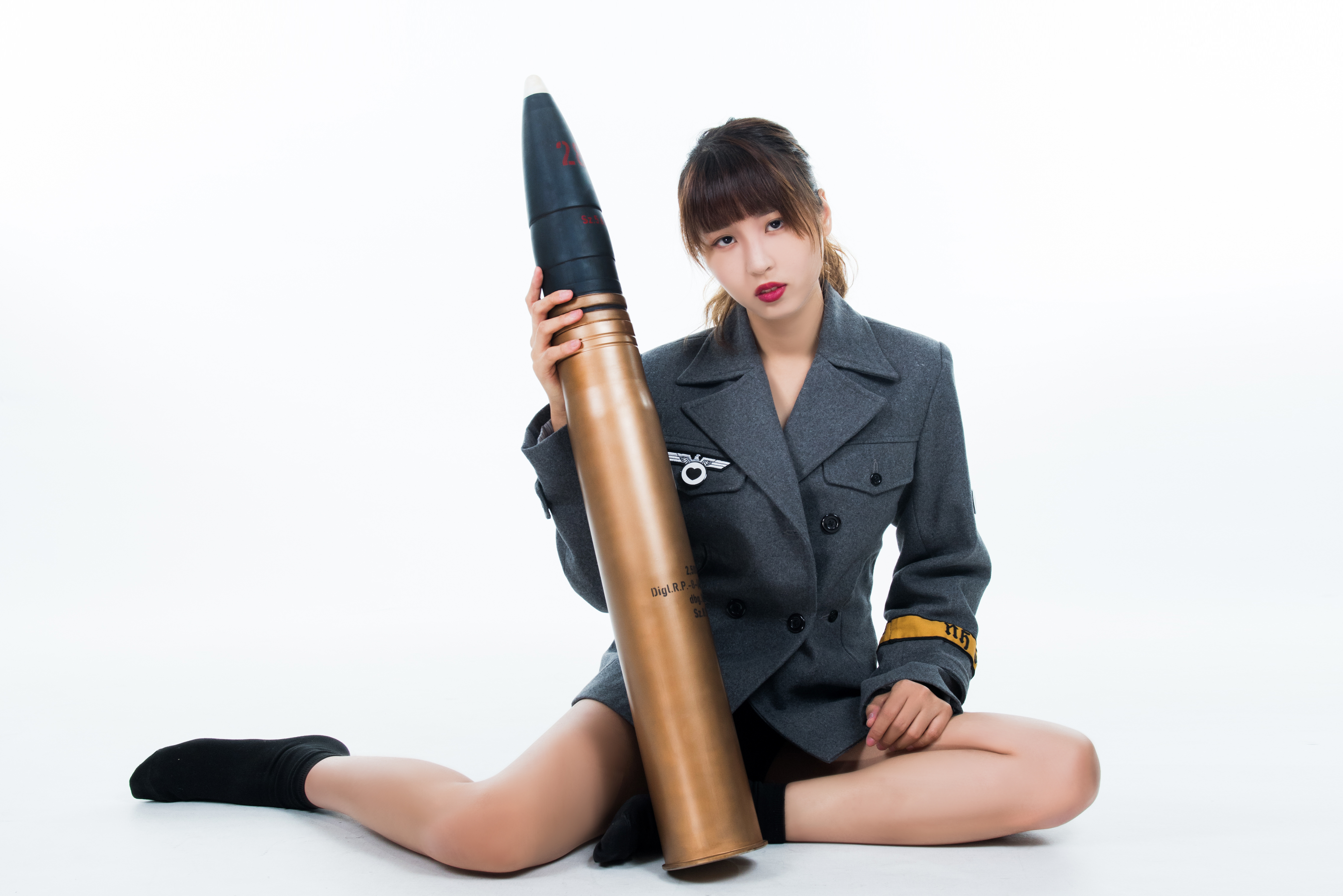 โมเดลกระสุนปืนใหญ่ ขนาด 1/1 8.8cm Pzgr.39 (APCBC) L/56Armor Piercing (ขนาดเท่าของจริง)