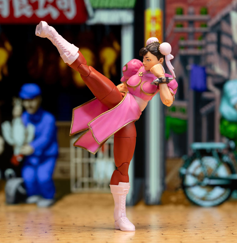 Street Fighter Chun Li Pink Deluxe Action Figure 1/12 Scale(Pre-order)
