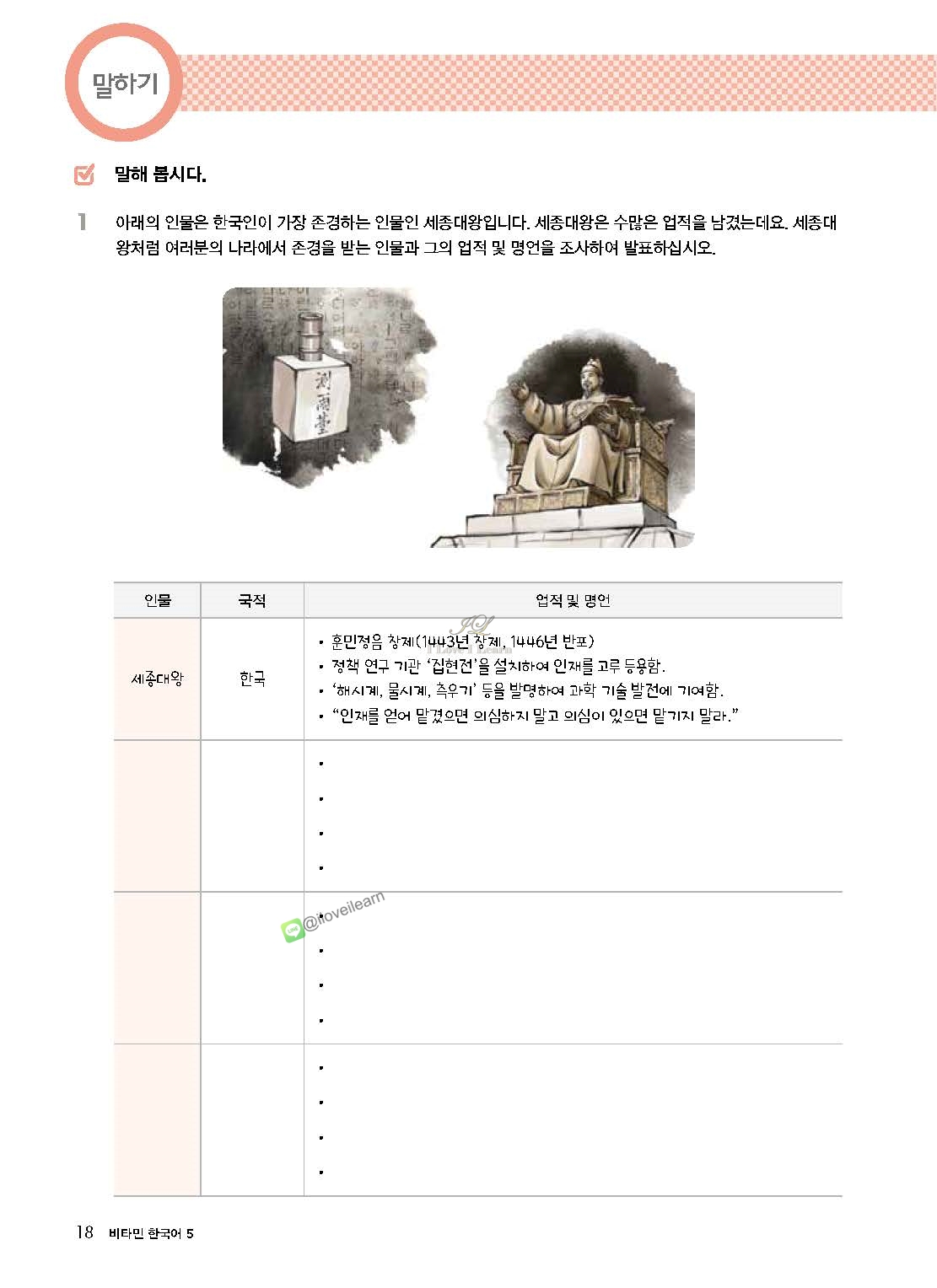 หนังสือเรียนภาษาเกาหลี Vitamin Korean 5 비타민 한국어 5 หนังสือเรียนภาษาเกาหลีสำหรับผู้เริ่มเรียนภาษาเกาหลี หนังสือเรียนภาษาเกาหลีสำหรับผู้ที่ไม่มีพื้นฐานภาษาเกาหลี หนังสือเรียนภาษาเกาหลีที่สามารถเรียนด้วยตัวเอง