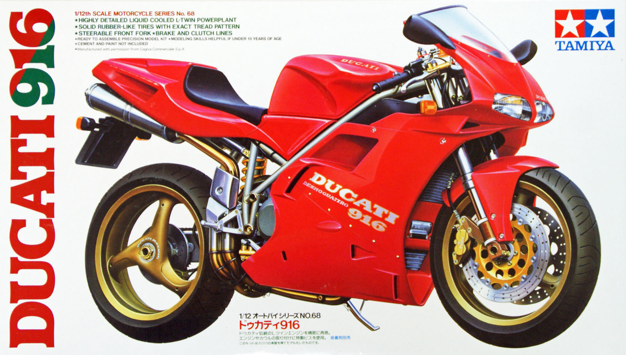 โมเดลมอเตอร์ไซด์ทามิย่า ขนาด 1/12 Tamiya TA14068 Ducati 916