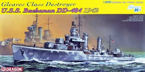 โมเดลเรือรบ Dragon Models 1/350 DRA1021 U.S.S.Buchanan DD-484 1942