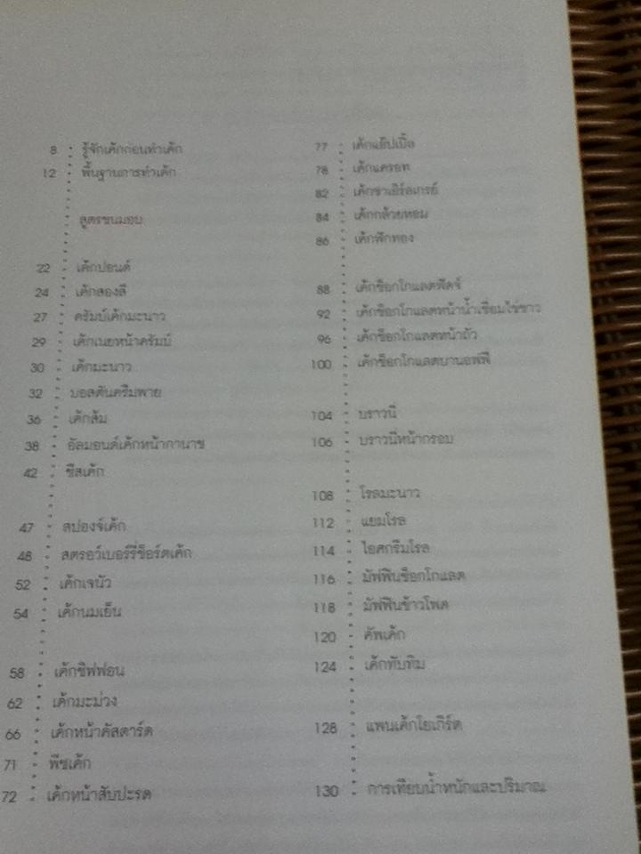 ของหวานๆ พื้นฐานการทำcake/ เศรษฐพงศ์ เผ่าวัฒนา