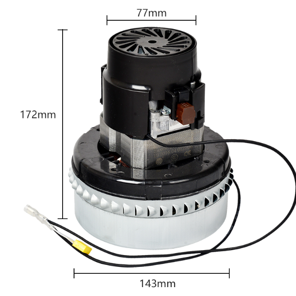 DB40014 มอเตอร์เครื่องดูดฝุ่น อะไหล่เครื่องดูดฝุ่น 30-70 ลิตร ค่าไฟฟ้า กำลังไฟฟ้า 1500W / 50-60HZ / 220V / 25000 rpm / 65 dB อุปกรณ์เครื่องดูดฝุ่น สำหรับงานรักษาความสะอาด