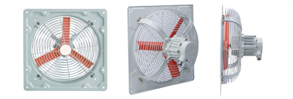 พัดลมฟาร์ม explosion proof พัดลมกันระเบิด พัดลมระบายอากาศ โรงงาน ท่อลม ยืดหยุ่น พร้อมสายดินป้องกันระเบิด