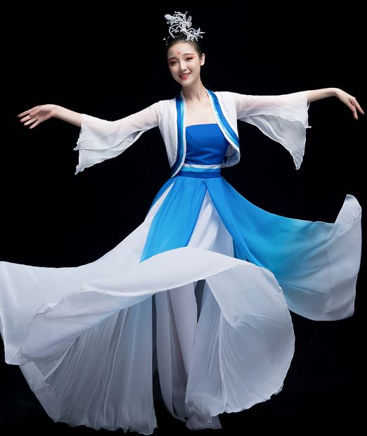 ชุดฟ้อนรำสตรีจีนแบบใหม่ 新款古典舞服女中国风 New Chinese Women Classical Dance Costume