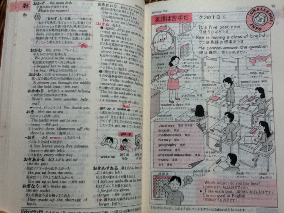 Challenge JAPANESE-ENGLISH DICTIONARY