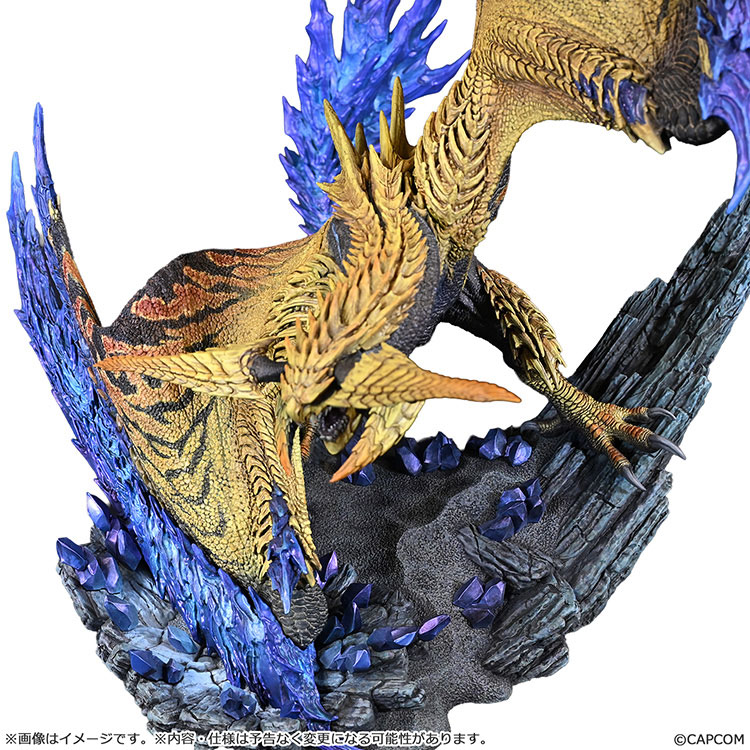 Capcom Figure Builder Creator's Model Monster Hunter Wilds Shining Thunder Wyvern Rey Dau Complete Figure(Pre-order)(Single Shipment)