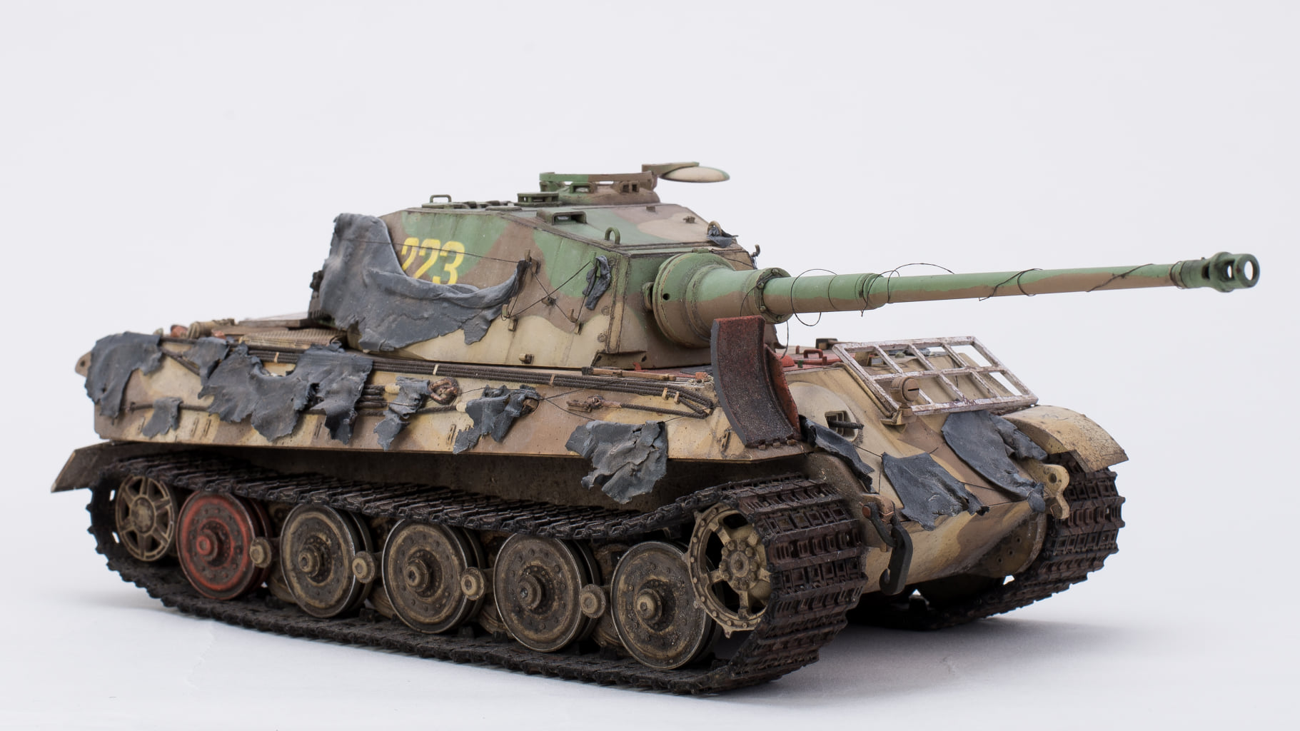โมเดลรถถัง Meng Model ขนาด 1/35 TS-031 German Heavy Tank Sd.Kfz.182 KING TIGER (HENSCHEL TURRET)
