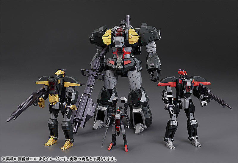 THE GATTAI HAGANE WORKS Dancouga Dancouga Posable Figure(Pre-order)(Single Shipment)