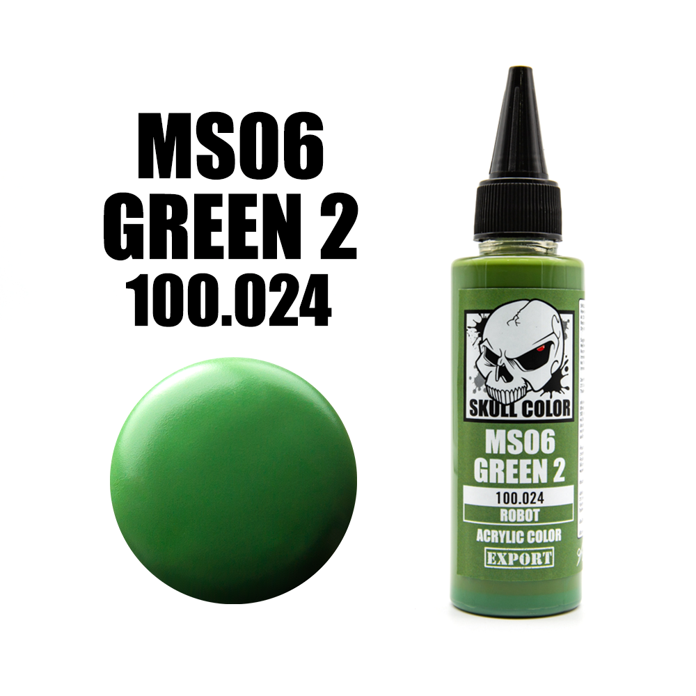 สี Skull Color Robot SK100.024 MS06 Green 2 60ml