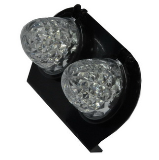 ไฟโดม 2 ตอน LED คริสตัล ดวงเล็ก สี R G O B W V P