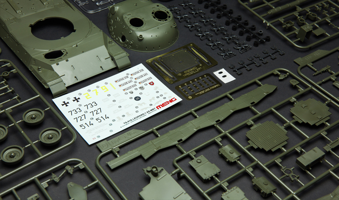 โมเดลรถถัง Meng Model ขนาด 1/35 TS-015 German Main Battle Tank Leopard 1 A5