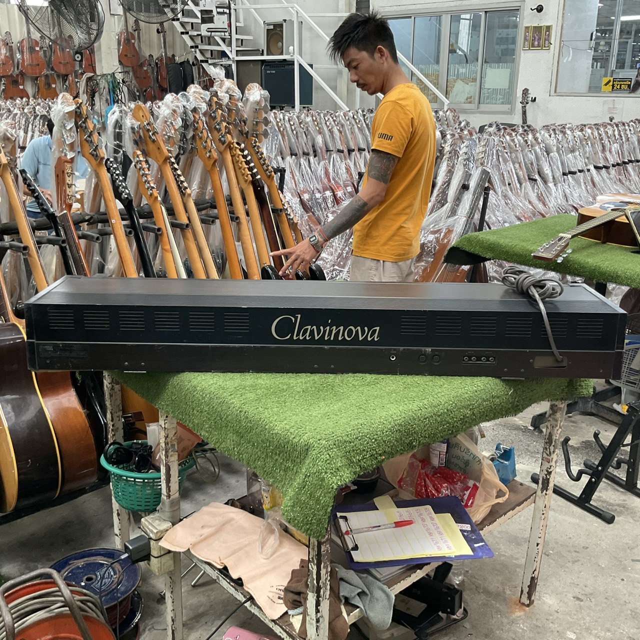 เปียโน YAMAHA : CLP-100 สินค้าไม่พร้อมใช้งาน (ต้องซ่อม)