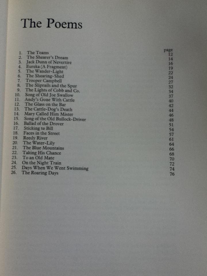 POEMS OF HENRY LAWSON