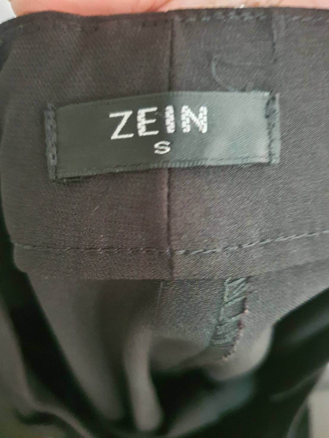 FF06282 กางเกงผ้า สีดำ แบรนด์ ZEIN เอว 26 นิ้ว