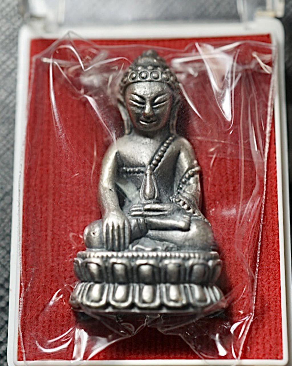 พระกริ่งชินบัญชร (เนื้อโลหะซุบซาติน) Phra Kring Chinnabanchorn (Metal Material, Satin plated). SKU-03260