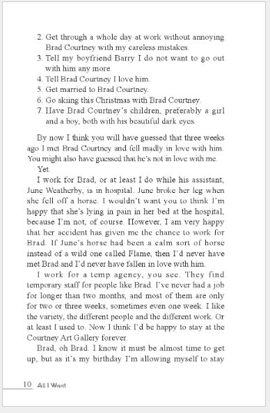 หนังสืออ่านนอกเวลาภาษาอังกฤษเรื่อง: All I Want+MP3 (ระดับ 5) All I Want+MP3 (Level 5)