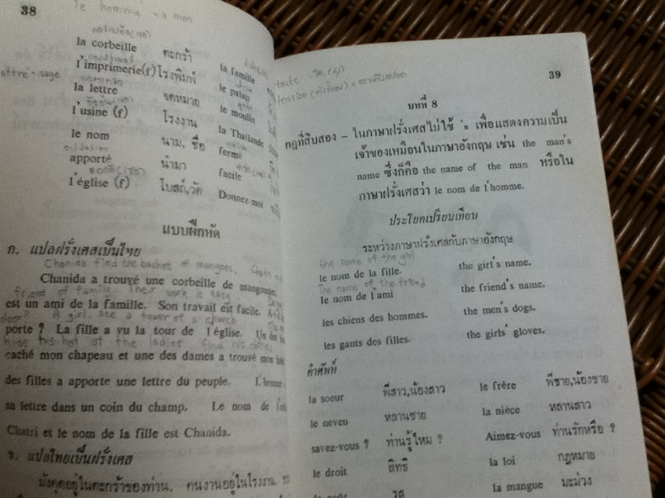 แบบเรียนเร็วภาษาฝรั่งเศส/ อุทธรณ์ พลกุล