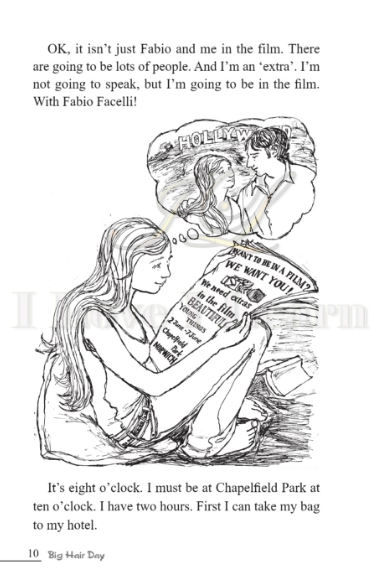 หนังสืออ่านนอกเวลาภาษาอังกฤษเรื่อง Big Hair Day (ระดับเบื้องต้น) + QR Code Big Hair Day (Beginner's Level) + QR Code