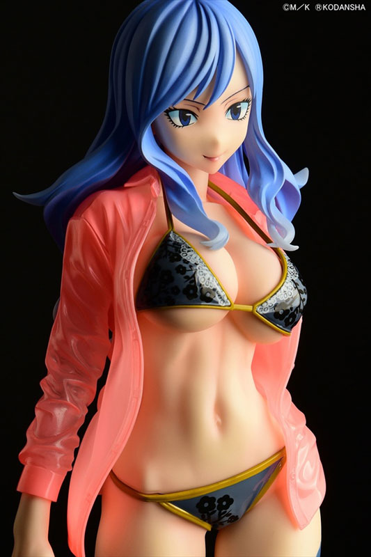 FAIRY TAIL Juvia Lockser Gravure_Style "Black Bikini!!" Sheer Wet Shirt SP 1/6 Complete Figure(Pre-order)