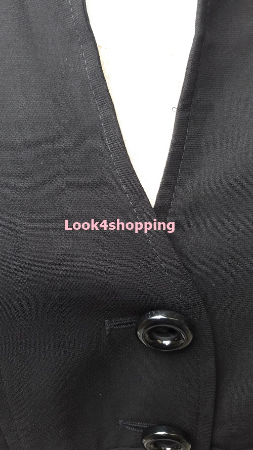 FF05403 เสื้อสูทมือสอง สีดำ Evan Picone อก 38 นิ้ว